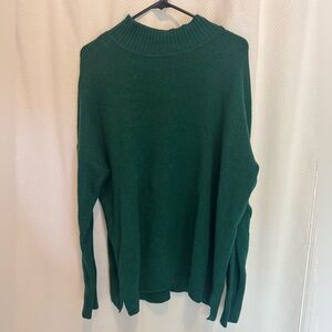 LOFT Dark Green Turtleneck Sweater
